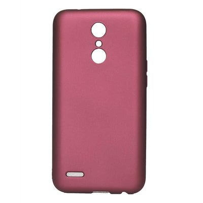 LG K10 2017 Kılıf Zore Premier Silikon Kapak Mürdüm