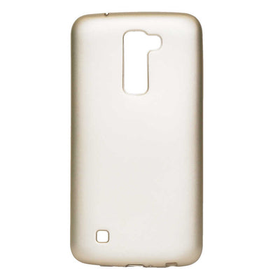LG K10 Kılıf Zore Premier Silikon Kapak Gold