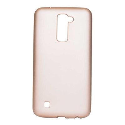 LG K10 Kılıf Zore Premier Silikon Kapak Rose Gold