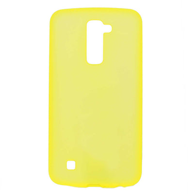 LG K10 Kılıf Zore Premier Silikon Kapak Sarı