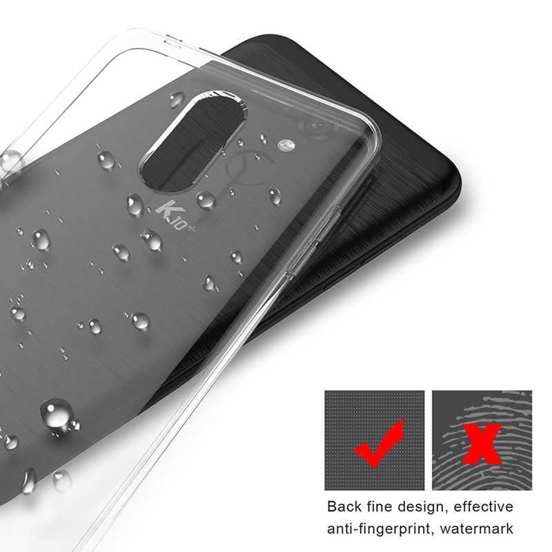 LG K11 Kılıf Zore Süper Silikon Kapak Renksiz