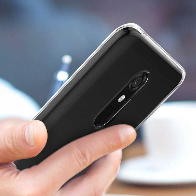 LG K11 Kılıf Zore Süper Silikon Kapak Renksiz