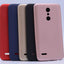 LG K11 Kılıf Zore Premier Silikon Kapak Gold