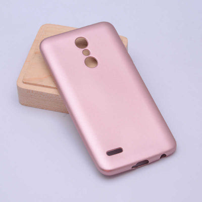 LG K11 Kılıf Zore Premier Silikon Kapak Rose Gold