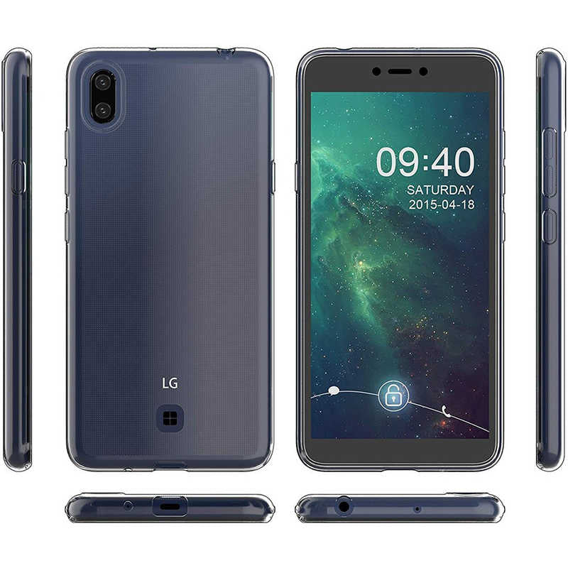 LG K20 2019 Kılıf Zore Süper Silikon Kapak Renksiz