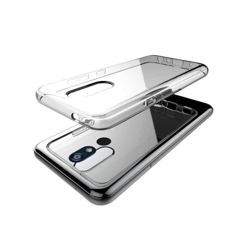 LG K40 Kılıf Zore Süper Silikon Kapak Renksiz