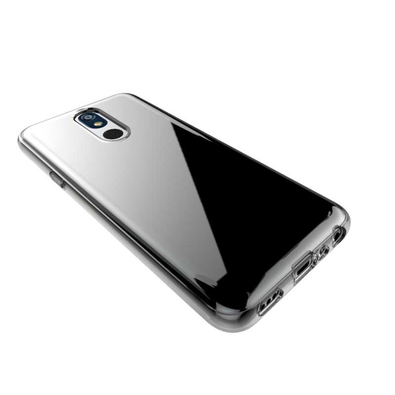 LG K40 Kılıf Zore Süper Silikon Kapak Renksiz