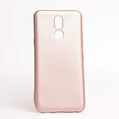 LG K40 Kılıf Zore Premier Silikon Kapak Rose Gold