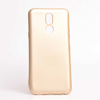 LG K40 Kılıf Zore Premier Silikon Kapak Gold
