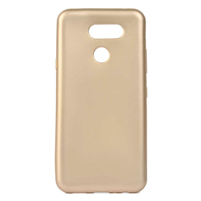LG K40S Kılıf Zore Premier Silikon Kapak Gold