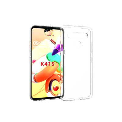 LG K41S Kılıf Zore Süper Silikon Kapak Renksiz