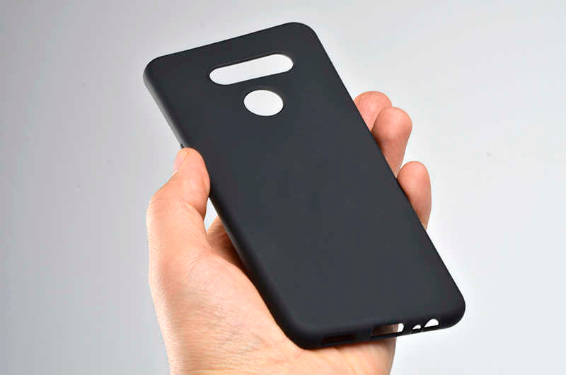 LG K50S Kılıf Zore Premier Silikon Kapak Gold
