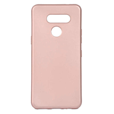 LG K50S Kılıf Zore Premier Silikon Kapak Rose Gold