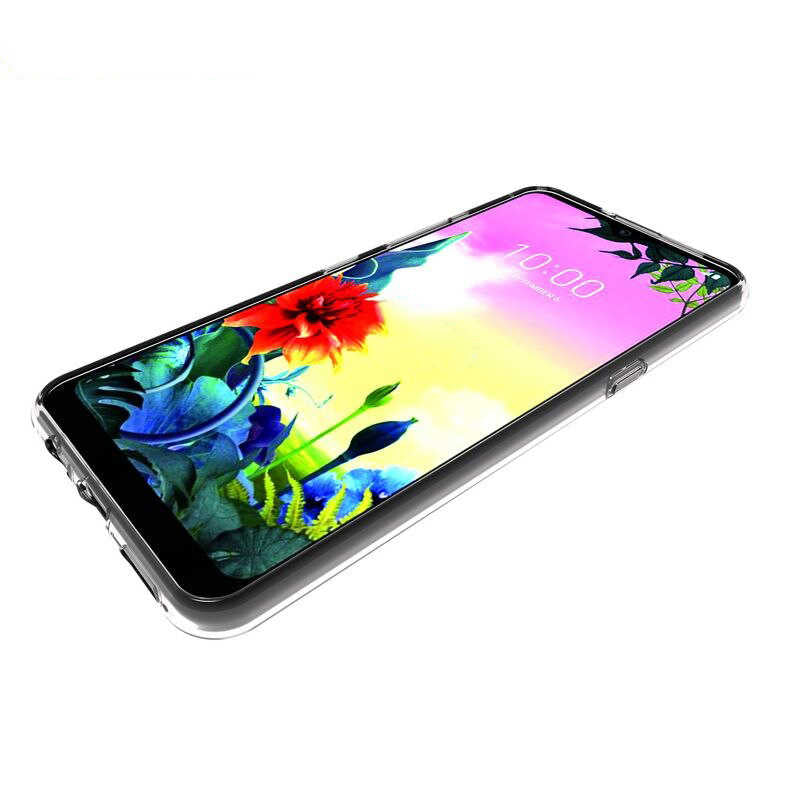 LG K50S Kılıf Zore Süper Silikon Kapak Renksiz