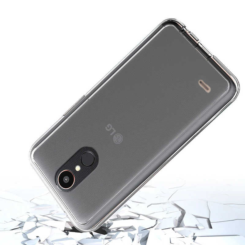 LG K8 2017 Kılıf Zore Süper Silikon Kapak Renksiz