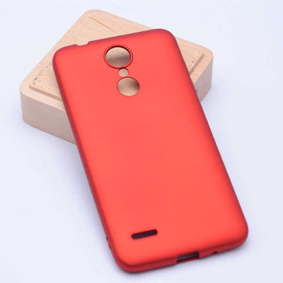 LG K9 Kılıf Zore Premier Silikon Kapak Rose Gold