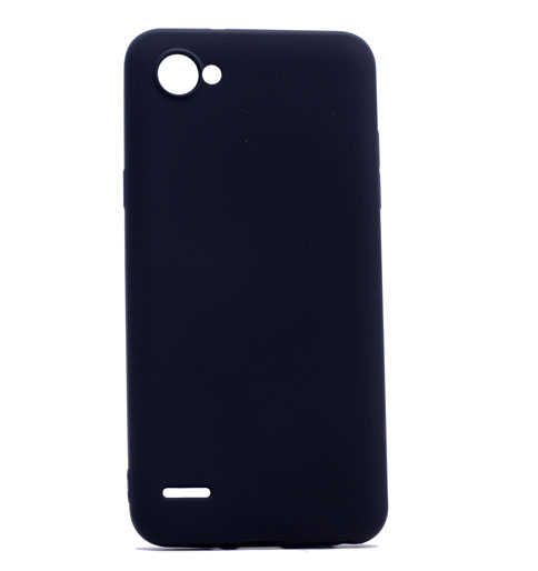 LG Q6 Kılıf Zore Premier Silikon Kapak Siyah