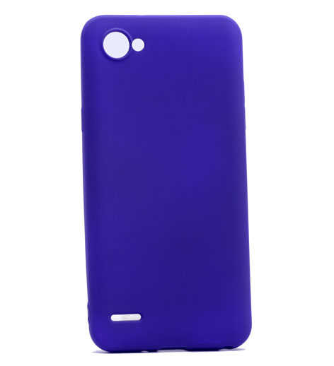 LG Q6 Kılıf Zore Premier Silikon Kapak Mor