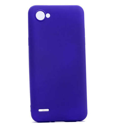 LG Q6 Kılıf Zore Premier Silikon Kapak Mor