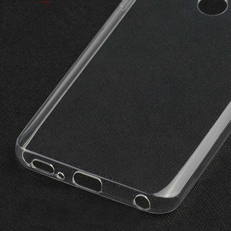 LG Q7 Kılıf Zore Süper Silikon Kapak Renksiz