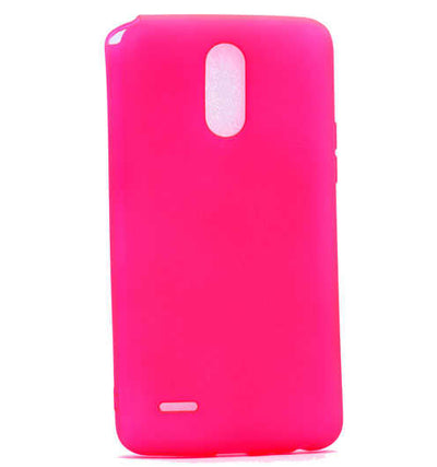 LG Stylus 3 Kılıf Zore Premier Silikon Kapak Pembe