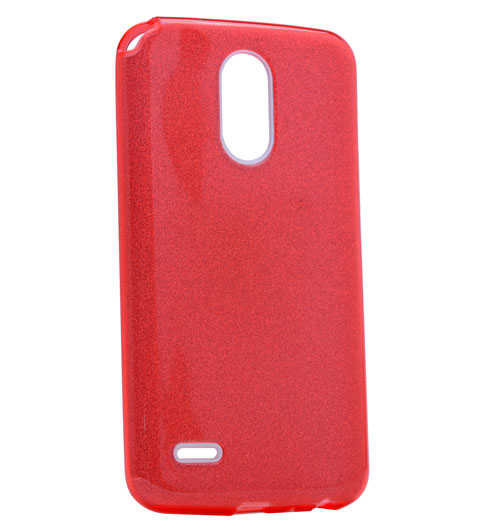 LG Stylus 3 Kılıf Zore Shining Silikon Rose Gold