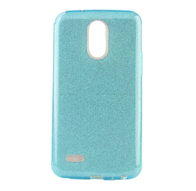 LG Stylus 3 Kılıf Zore Shining Silikon Mavi