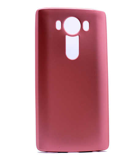 LG V10 Kılıf Zore Premier Silikon Kapak Rose Gold