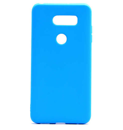 LG V30 Kılıf Zore Premier Silikon Kapak Mavi