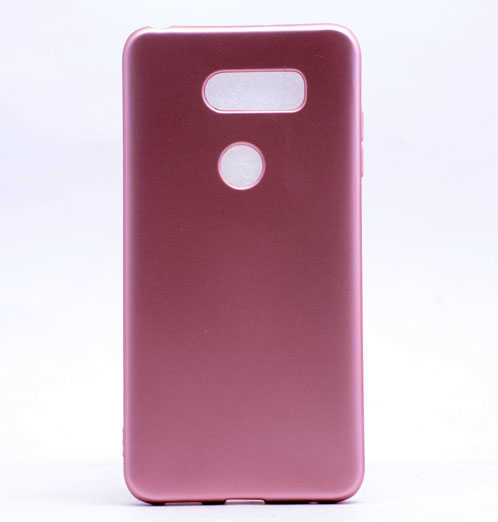 LG V30 Kılıf Zore Premier Silikon Kapak Rose Gold