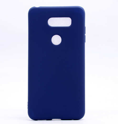 LG V30 Kılıf Zore Premier Silikon Kapak Lacivert