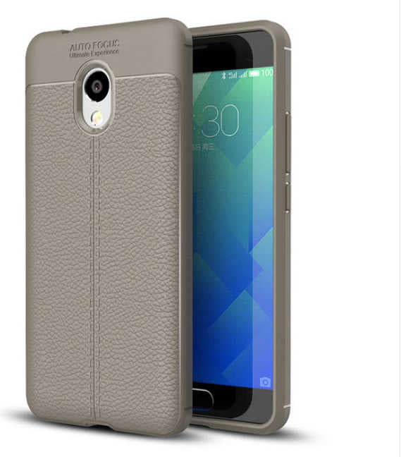 Meizu M5S Kılıf Zore Niss Silikon Kapak Gri