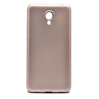 Meizu M6 Kılıf Zore Premier Silikon Kapak Gold