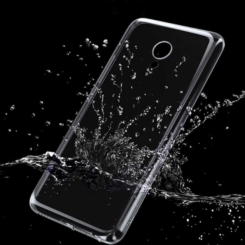 Meizu M6S Kılıf Zore Süper Silikon Kapak Renksiz