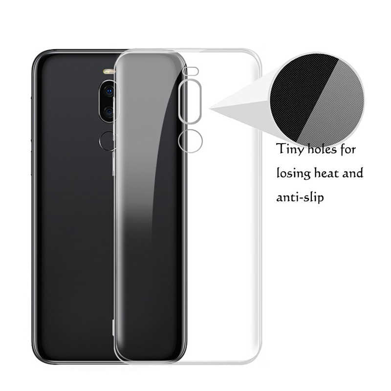 Meizu X8 Kılıf Zore Süper Silikon Kapak Renksiz