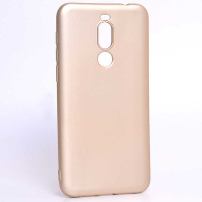 Meizu X8 Kılıf Zore Premier Silikon Kapak Gold