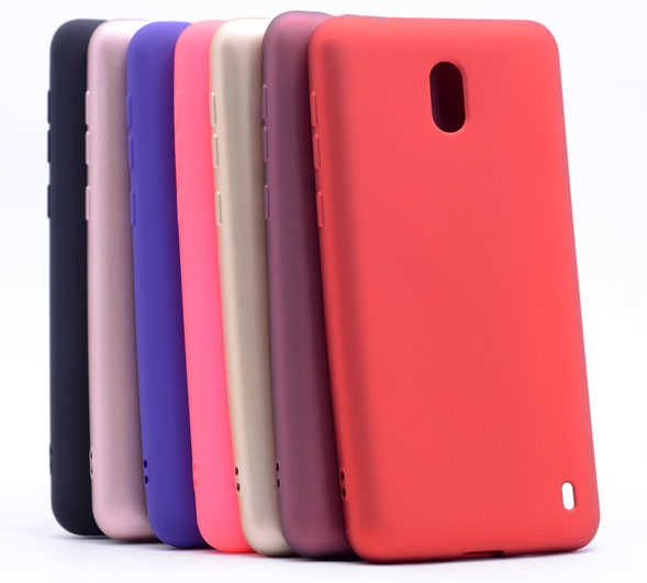 Nokia 2 Kılıf Zore Premier Silikon Kapak Pembe