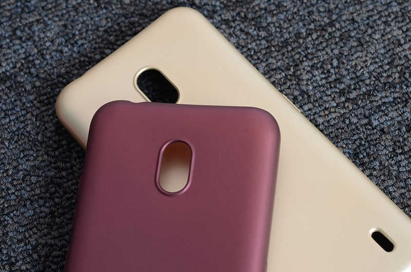 Nokia 2.2 Kılıf Zore Premier Silikon Kapak Mürdüm