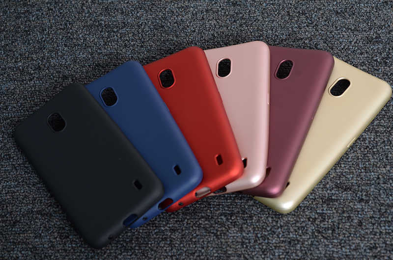 Nokia 2.2 Kılıf Zore Premier Silikon Kapak Mürdüm