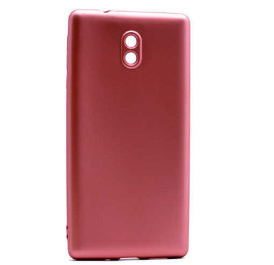 Nokia 3 Kılıf Zore Premier Silikon Kapak Rose Gold