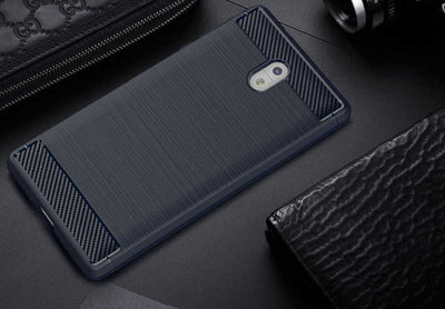 Nokia 3 Kılıf Zore Room Silikon Kapak Lacivert