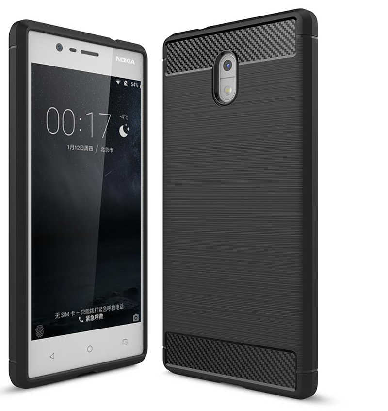 Nokia 3 Kılıf Zore Room Silikon Kapak Gri