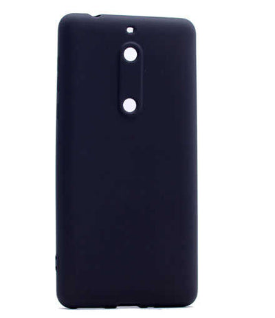 Nokia 5 Kılıf Zore Premier Silikon Kapak Siyah