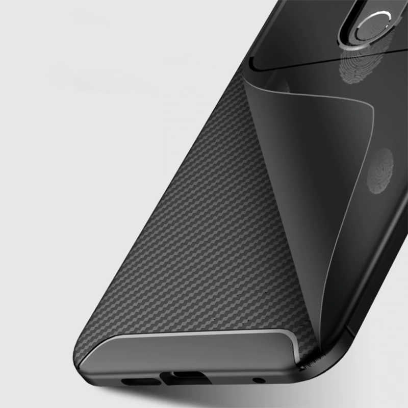 Nokia 5.1 Plus Kılıf Zore Negro Silikon Kapak Kahverengi