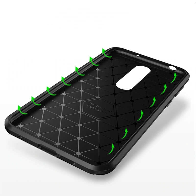 Nokia 5.1 Plus Kılıf Zore Negro Silikon Kapak Kahverengi