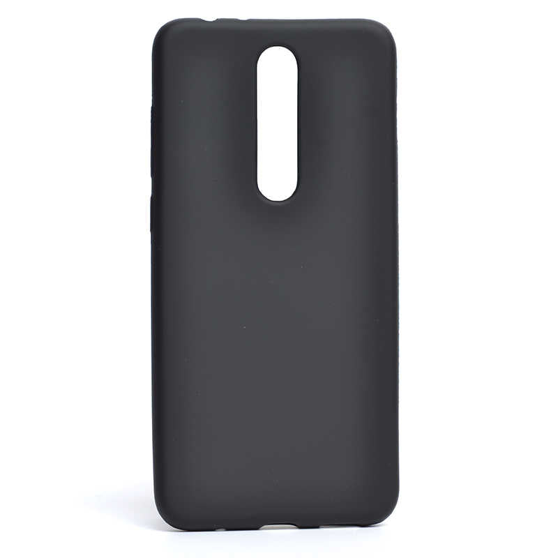 Nokia 5.1 Plus Kılıf Zore Premier Silikon Kapak Siyah