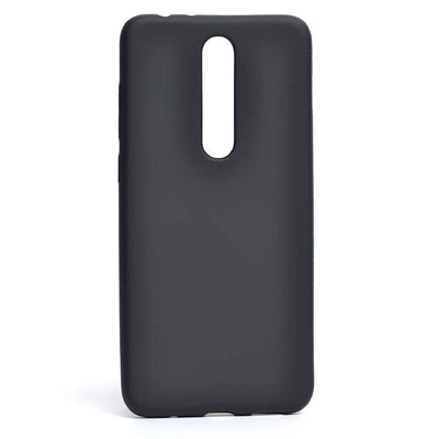 Nokia 5.1 Plus Kılıf Zore Premier Silikon Kapak Siyah