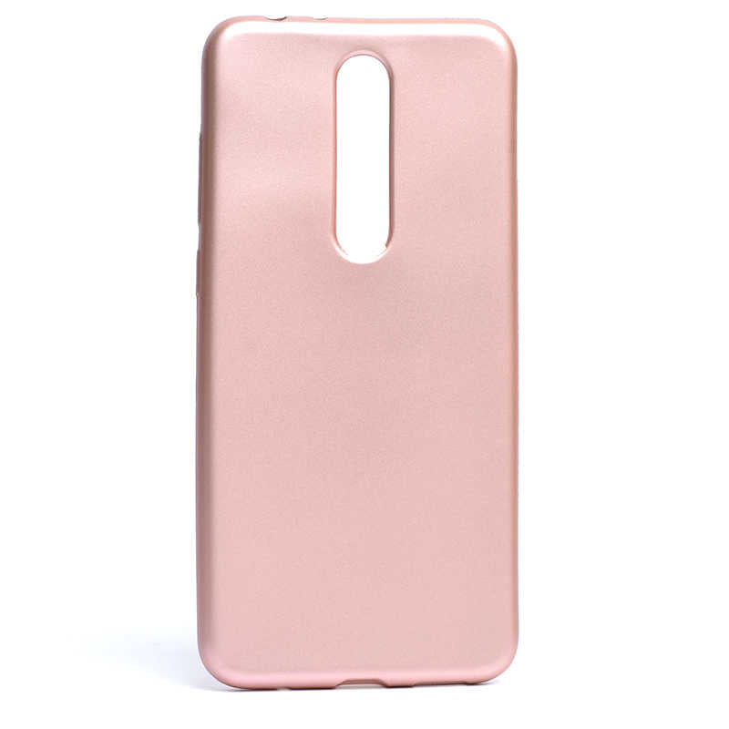 Nokia 5.1 Plus Kılıf Zore Premier Silikon Kapak Rose Gold