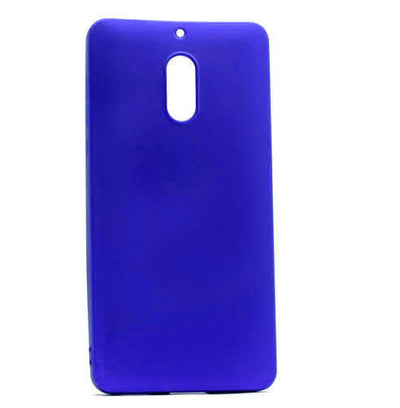 Nokia 6 Kılıf Zore Premier Silikon Kapak Saks Mavi