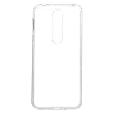 Nokia 7.1 Kılıf Zore Süper Silikon Kapak Renksiz